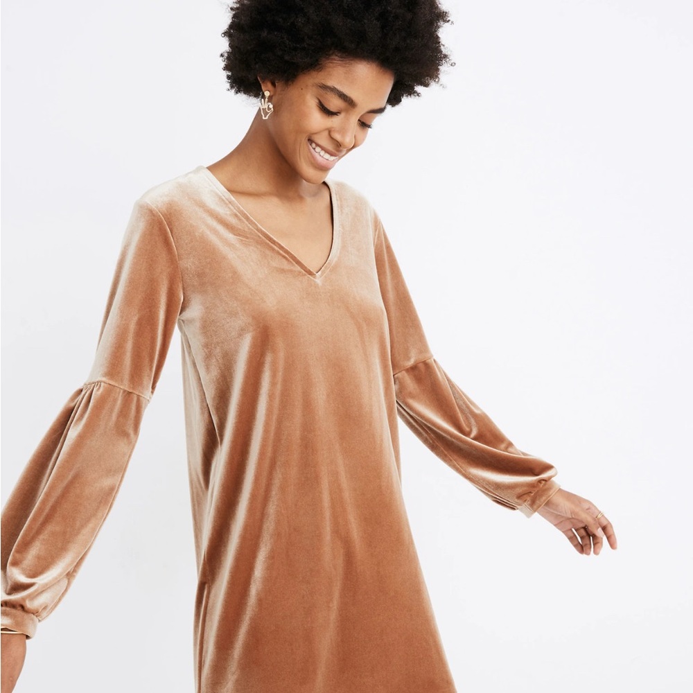 Madewell Velvet Dress